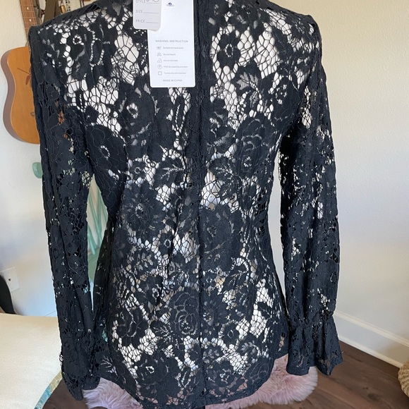 Black Lace Floral Pattern Shop - Picture 4 of 9